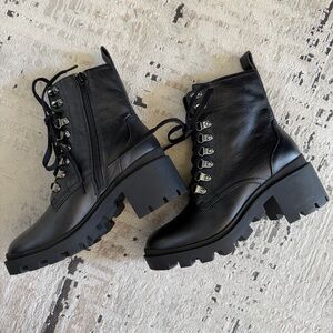 BP. Taylor-Lea (Nordstrom House Brand) Black Leather Women's Boots